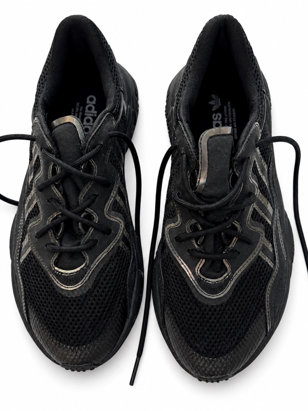 Adidas Ozweego Black Sneakers FY9493 Women’s 7.5–8 | Mesh Athletic Shoes